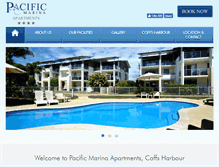 Tablet Screenshot of pacificmarina.com.au